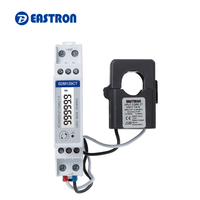 Eastron SDM120CTM certificado MID 40mA/ 100mA/ 100mV/ 333mV CT conectado monofásico Din Rail KWH medidor