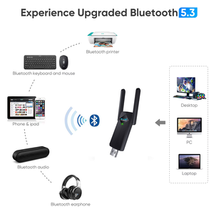 Tarjeta de Red Inalámbrica AX900M de Fábrica, Fabricante de Productos WiFi, Adaptador USB 3.0 de Doble Banda 2.4G 5G, Dongle WiFi de 900Mbps - Product Image 2