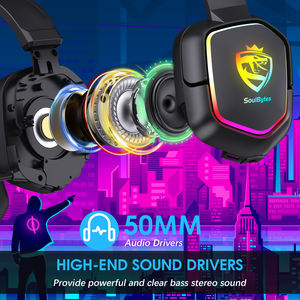 <span class=keywords><strong>Casque</strong></span> de jeu stéréo pliable avec microphone USB 3.5 filaire, son surround et basses profondes pour centres d'appels - Vente en gros OEM, prix usine - Product Image 1