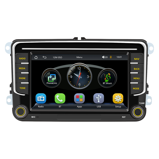 7'' Linux Car Multimedia Play for Volkswagen VW with Carplay Android Auto GPS Navigation WIFI 2din Multimedia MP5 Video Player