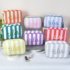 Sac de rangement élégant brodé pour tuiles de Mahjong américain – Étui portable zippé pour le voyage et les soirées - Product Image 3