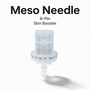 Aiguille de micro-<span class=keywords><strong>injection</strong></span> jetable professionnelle 32G à 9 broches en plastique pour <span class=keywords><strong>acide</strong></span> <span class=keywords><strong>hyaluronique</strong></span> et sérum vitaminique – Booster cutané indolore - Product Image 6