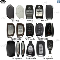 Coque de clé de voiture de remplacement en gros, 3 boutons, étui universel pour clé de voiture Mazda