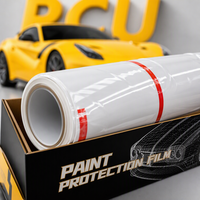 Film de protection de peinture automobile transparent effet miroir avec nano-revêtement hydrophobe PCU TPU PPF 108 degrés, anti-taches, film de protection pour carrosserie automobile