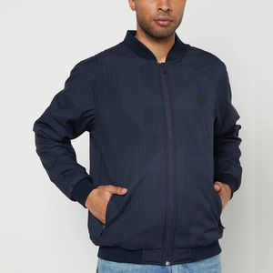 Chaqueta Bomber de Invierno para Hombre, Estilo Casual, Cuello Alto, Transpirable y Ecológica, Ajuste Cómodo, Estilo Urbano Moderno - Product Image 4