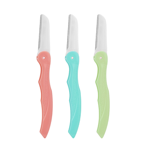 Depiladora de Cejas Plegable de Acero Inoxidable, Dermaplaning, Removedor de Vello Facial, Mini Recortadora de Belleza - Product Image 2