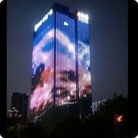 Pantalla LED XQD IP68 Resistente al Agua RGB de 160 Grados, Iluminación Puntual para Embalaje Secundario, Pared Exterior, Publicidad en Centros Comerciales, Pantalla de Rejilla, Entretenimiento