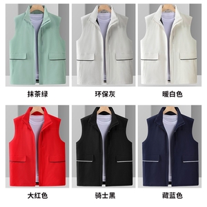 <span class=keywords><strong>Gilet</strong></span> d'hiver personnalisé pour homme, chaud et épais, avec doublure <span class=keywords><strong>polaire</strong></span>, imprimé, coupe-vent, sans manches, pour le travail en extérieur, en duvet et coton - Product Image 2