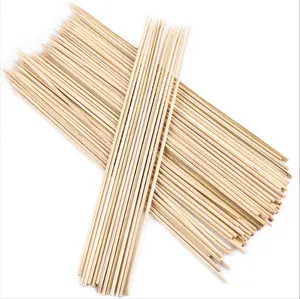 Heiß verkaufender Bambus spieß BBQ Stick 100 Stück pro Beutel flacher Bambus spieß für den Sommer
