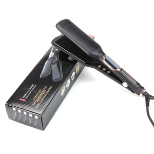 Lisseur de cheveux professionnel à plaques flottantes larges, revêtement céramique 250°C, lisseur de cheveux 500F, lisseur LCD - Product Image 6
