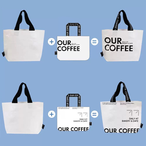 <span class=keywords><strong>Bolsa</strong></span> de Compras Reutilizable Laminada, Tejida, Grande y Súper Resistente, Autoportante, de Plástico Reciclado, Ecológica - Product Image 6