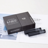 Emballage rigide de luxe avec double porte ouverte personnalisé coffret cadeau maquillage à fermeture magnétique boîtes en papier avec insertion pour outils de beauté et soins de la peau