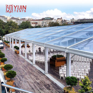 Carpa Transparente con Techo para Eventos, Bodas, Festivales, Impermeable, 10x10, 12x12, 10x20 - Product Image 1
