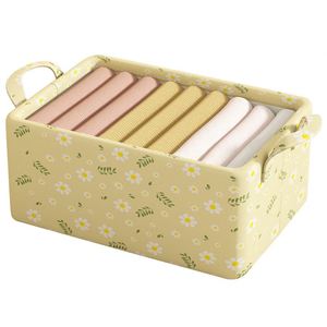 Organisateur de vêtements pliable en tissu non tissé pour armoire, boîte de rangement pour vêtements, vente en gros - Product Image 1