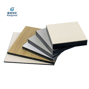 Feuilles de <span class=keywords><strong>stratifié</strong></span> HPL modèle compact Kangnuo 4mm d'épaisseur avec finition grain de bois résistant au feu pour dessus de table de <span class=keywords><strong>cuisine</strong></span> panneaux de porte - Product Image 1