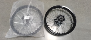 Ensemble de <span class=keywords><strong>roue</strong></span> <span class=keywords><strong>arrière</strong></span>, ensemble de jante <span class=keywords><strong>arrière</strong></span> (2.15*18), Ensemble de jantes en alliage <span class=keywords><strong>arrière</strong></span> (Série 7, 2.15X18, Jantes noires, Roues noires) - Product Image 2