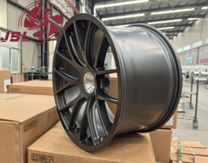 Jantes monobloc forgées 16"-24" finition gris mat, à rayons en Y, à déport profond, en alliage, 5x112 5x114.3 5x120 pour BMW, Benz, Tesla, Audi - Product Image 3