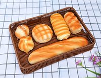 Panier de rangement en rotin personnalisé plateau de service rotin tissé artisanat fruits pique-nique panier en osier organisateur de rangement avec poignées