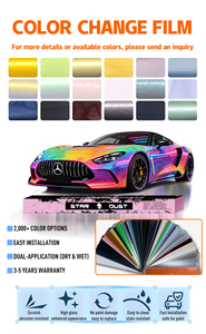 7.5Mil Self Healing Anti Scratch Colorful Color Change Auto Paint Protection Car Vinyl Wrap Color TPU PPP FilmGlazed gold - Product Image 4