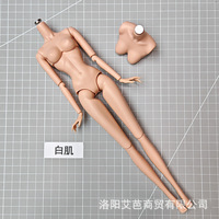 Boneka Artikulasi Skala 1/6 30cm, Figur Supermodel dengan Sendi yang Dapat Dilepas, Berbagai Warna Kulit, Dapat Dikustomisasi OEM
