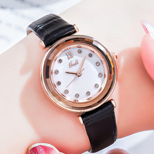 Vintage <b>rectangular</b> small dial with a ladylike temperament, compact and waterproof quartz <b>watch</b> - Product Image 4