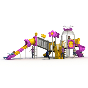 Parque Infantil de plástico con diseño colorido para niños, juegos al aire libre - Product Image 5