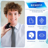 Appareil d'exercice facial en U pour mâchoire et cou, tonifiant la ligne de la mâchoire, pour hommes et femmes, résistance musculaire du visage, double menton, en silicone