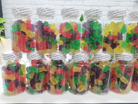 Hete Aanbieding Kleine Hoeveelheid 600mg Hennep Gummies Natuurlijke Gummies Fris Fruitig Hennep Beren Gummy Candy voor Spierontspanning