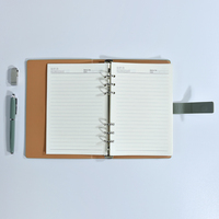 Agenda Quotidien Personnalisé 2025 – Classeur Magnétique Transparent avec Partie Étudiant Non Datée et Partie Musicien Ronde – Couverture en PP
