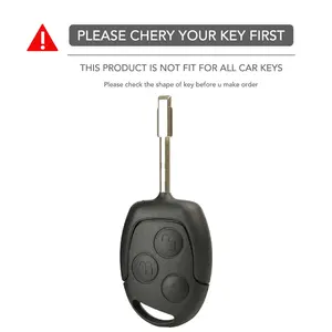 Coque de protection en Silicone pour <span class=keywords><strong>Ford</strong></span> Mondeo Focus Fusion <span class=keywords><strong>Fiesta</strong></span> Galaxy Transit <span class=keywords><strong>2008</strong></span> 2006 2007, étui pour <span class=keywords><strong>clé</strong></span> de voiture, accessoires - Product Image 2