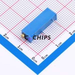 ตัวต้านทาน/โพเทนชิโอมิเตอร์แบบปรับได้สำหรับ3006P-501-LF ผ่านชิ้นส่วนรู (THT)-3P, ตัวต้านทาน6.5x4.9มม. 500Ohm 10% 750mW 250ppm/℃ - Product Image 2