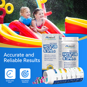 Kit de <span class=keywords><strong>test</strong></span> pour piscine ou bain à remous et bandelettes de <span class=keywords><strong>test</strong></span> Fournisseur d'usine <span class=keywords><strong>Test</strong></span> de qualité de l'eau 6 en 1 Chlore sans brome - Product Image 6