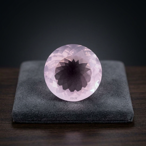 Cuarzo Rosa natural de corte brillante redondo de 2mm, al por mayor precio de fábrica, piedras preciosas sueltas facetadas de alta calidad | Cuarzo rosa - Product Image 1