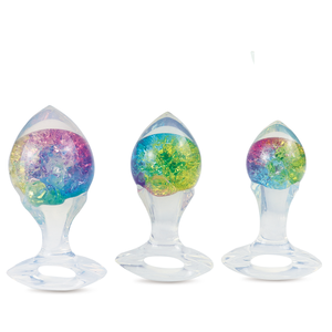 S-HANDE 3個セット S <span class=keywords><strong>M</strong></span> L 7色 アナルプラグ 液体シリコン製 バットプラグ フェチ 大人用 アナルセックストイ 男女兼用 - Product Image 1