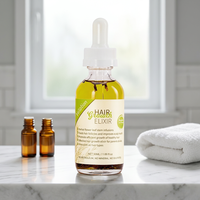 Huile de croissance capillaire 100% naturelle à la menthe et au romarin, fortifiant le cuir chevelu, marque privée, vente chaude