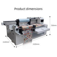 Impresora UV LED 1.2 en 1 de Cama Plana y Rollo a Rollo de 60x90 cm, Máquina Laminadora de Película AB, Cabezal de Impresión XP600/I1600/I3200, Tinta UV de 60x90 cm