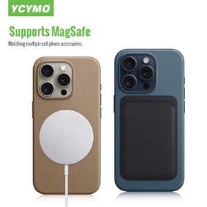 Funda <span class=keywords><strong>de</strong></span> Cuero <span class=keywords><strong>de</strong></span> Tejido Fino Original al por Mayor <span class=keywords><strong>de</strong></span> Fábrica, Funda Magnética para Teléfono iPhone 14 15 15pro 15 Pro Max - Product Image 5