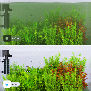 SEAOURA SR-702 Hoogwaardige Mini Acryl <span class=keywords><strong>Aquarium</strong></span> Canister Hangende Onderwater Filter Spons Visbak Water Zuurstofpomp - Product Image 4