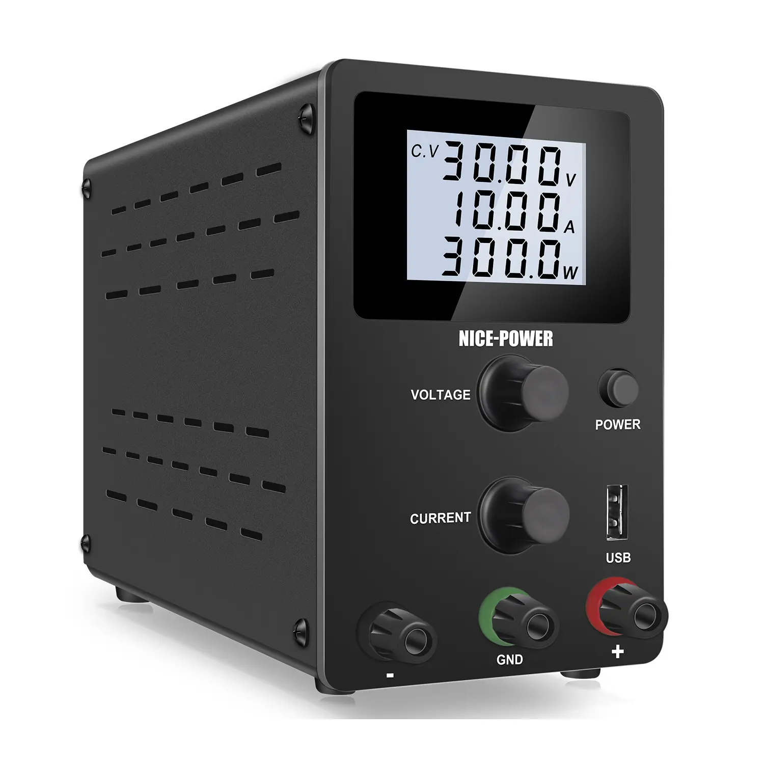 NICE-POWER R-SPS3010D Black 30V 10A USB interface switching regulator bench power source laboratory adjustable power supply