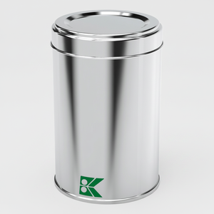 Lata de Cilindro Kontensan L535 de 1 Litro, Contenedor Metálico Agrícola de 99xH130mm con Tapa Deslizante - Product Image 2