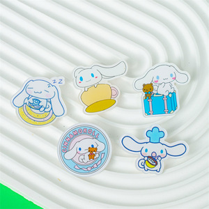 Broches de dibujos animados bonitos, insignias de solapa, etiquetas impresas, insignias de plástico acrílico, dijes coloridos personalizados de cualquier forma - Product Image 3
