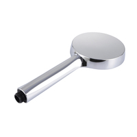 Pommeau de Douche Portable en Plastique ABS Haute Pression, Triple Jet, Facile à Nettoyer, Économie d'Eau, Anti-éclaboussures, Finition Chromée, Idéal Appartement Moderne