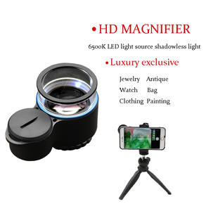 Lupas de joyería con luz LED de 6500K, <span class=keywords><strong>lupa</strong></span> iluminada, herramienta de joyería, <span class=keywords><strong>lupa</strong></span> de <span class=keywords><strong>ojo</strong></span>, ABS/aluminio, 10 Uds. - Product Image 2