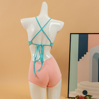 Prêt à expédier point couleurs Nylon femmes entraînement vêtements d'entraînement taille haute body grande taille pôle Fitness vêtements de danse
