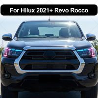 Ensemble de phares RGB Hilux Revo Rocco 2021 2022 2023 2024 avec contrôle par application téléphonique, 1 paire gauche et droite pour mise à niveau