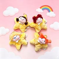 Gantungan Kunci Boneka Bintang Kuning Kawaii Aneka Gaya Rambut Grosir, Aksesoris Tas Boneka Lembut, Mainan Boneka