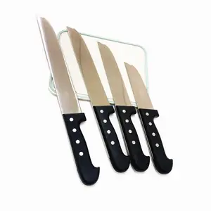 Logo özelleştirilmiş mutfak aksesuarları cuchillo de şef 10 inç dilimleme bıçakları mutfak keskin şef bıçağı