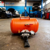 Compresseur d'air numérique professionnel à charge rapide de 5 gallons en métal pour le montage des pneus, idéal pour camions, SUV, garages et ateliers de réparation automobile