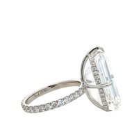 DiamondX Luxus 20 Karat Labor-Gezüchteter Diamantring Massives 18K Gold Brautschmuck