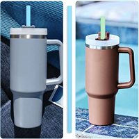 Gobelet Accessoires Extra Long silicone Remplacement boisson tasse paille pour Stanley 40 oz 30 oz tasse